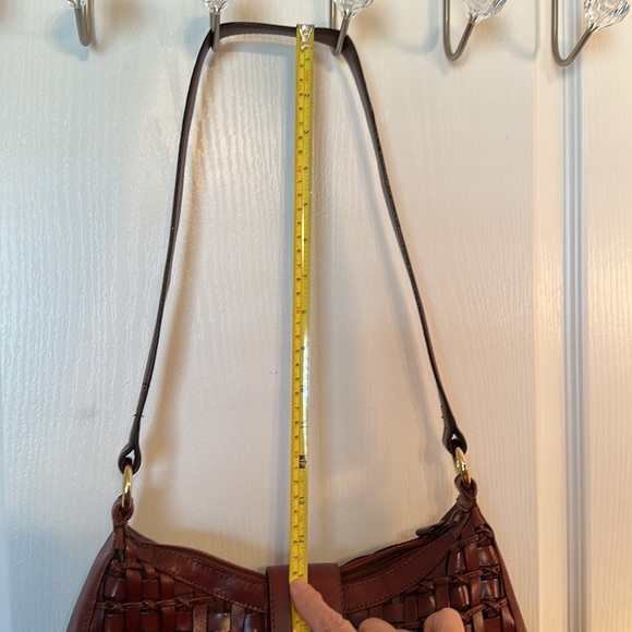 Vintage Leather Etienne Aigner Purse, Basketweave Pattern - Picture 10 of 10